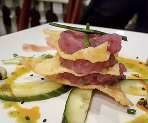tuna poke appetizer